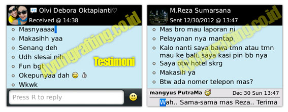 Testimoni Ayung rafting