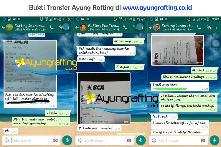 bukti-transfer-ayung-rafting-bali